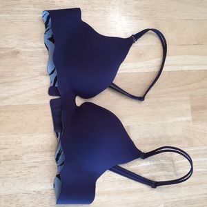 32A Very Sexy navy blue VS push-up bra